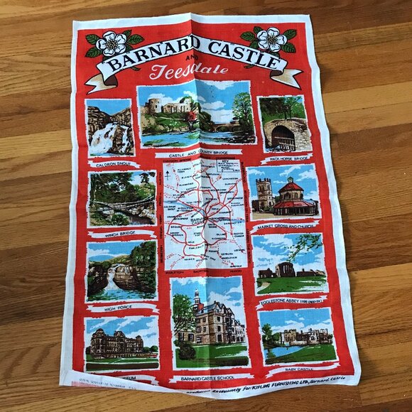 Lot of 4 Vintage Dishtowels Irish Linen British - Picture 6 of 16